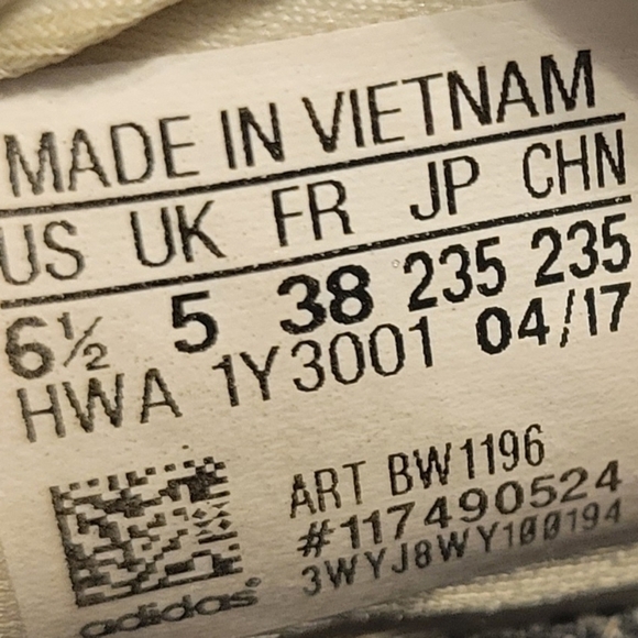 Adidas Alphabounce Women's Size 6.5 Beige Athletic Running Sneakers Shoes BW1196 - Picture 11 of 11